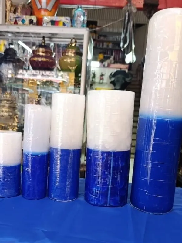 Velas bicolor · Distribuidora El Cristo Cali